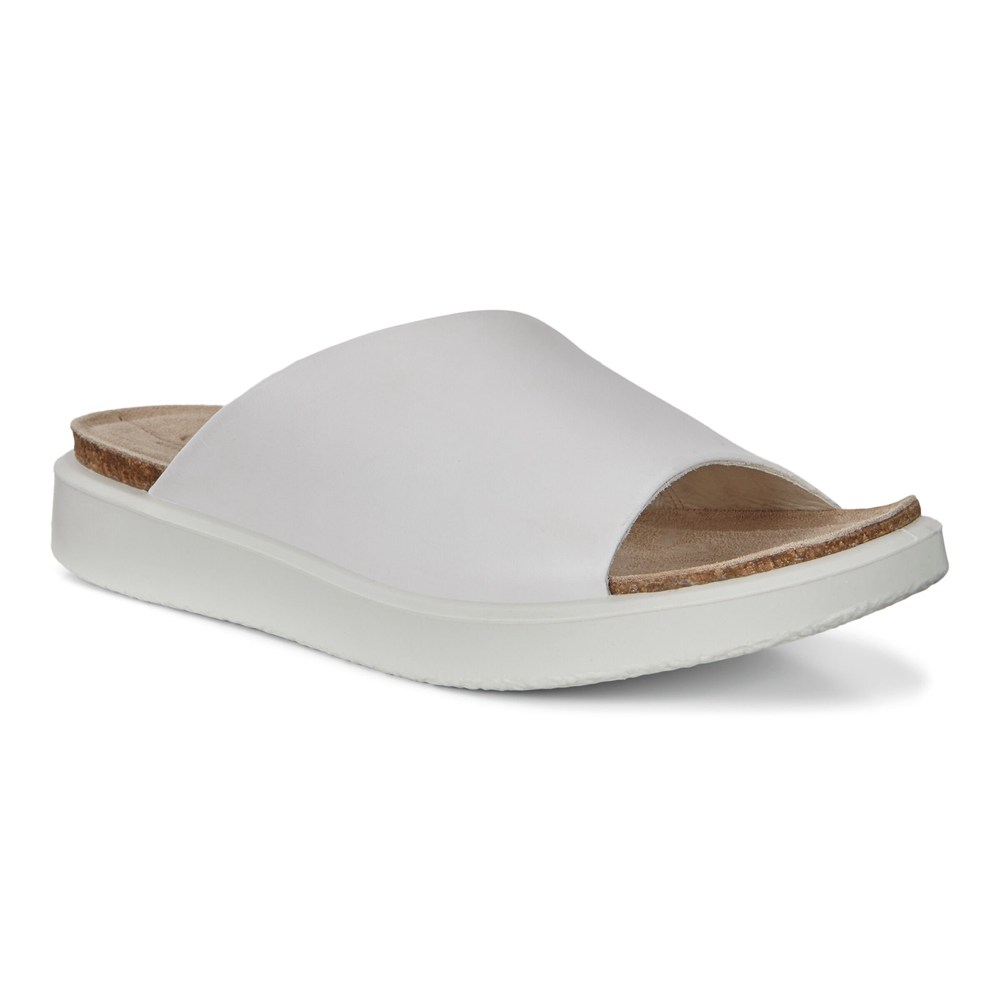 Sandalias Mujer - ECCO Corksphere Slip-On - Blancos - VYM605921